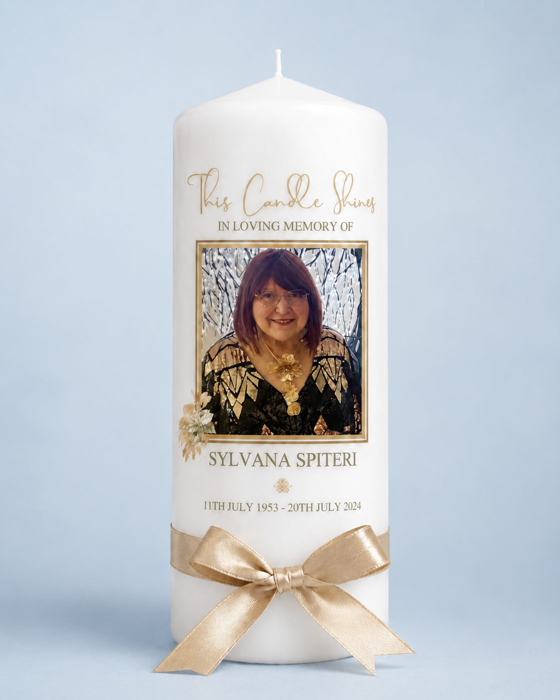 Personalised Memorial Candles Australia by Flame of Faith